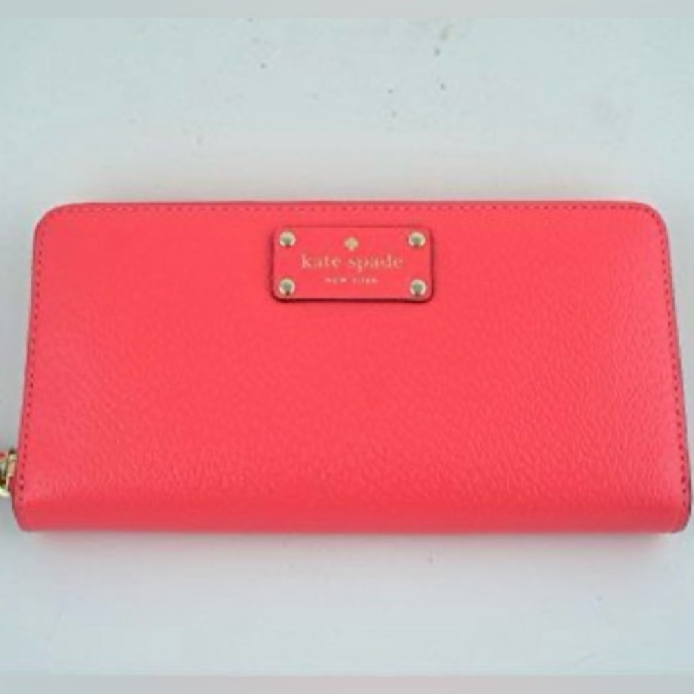 Kate Spade Layton Wellesley Leather Top Zip Wallet